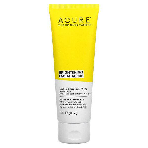 Acure - Brightening Facial Scrub - 118ml - Mhalaty