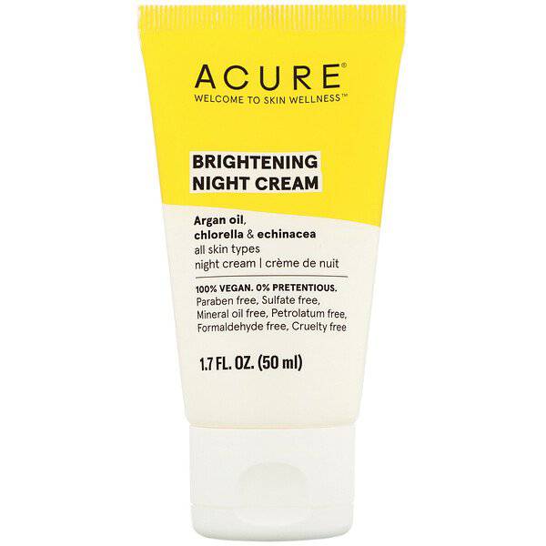 Acure - Brightening Night Cream - 50ml - Mhalaty
