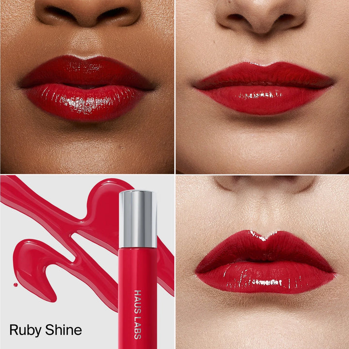 Haus Labs - Atomic Shake Lip Lacquer - Ruby Shine
