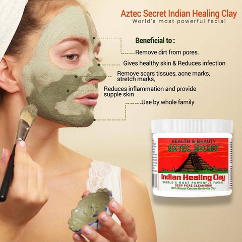 Aztec Secret Indian Healing Clay - 454 g - Mhalaty