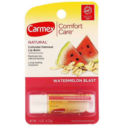 Carmex - Comfort Care Colloidal Oatmeal Lip Balm Watermelon Blast (4.25 g) - Mhalaty