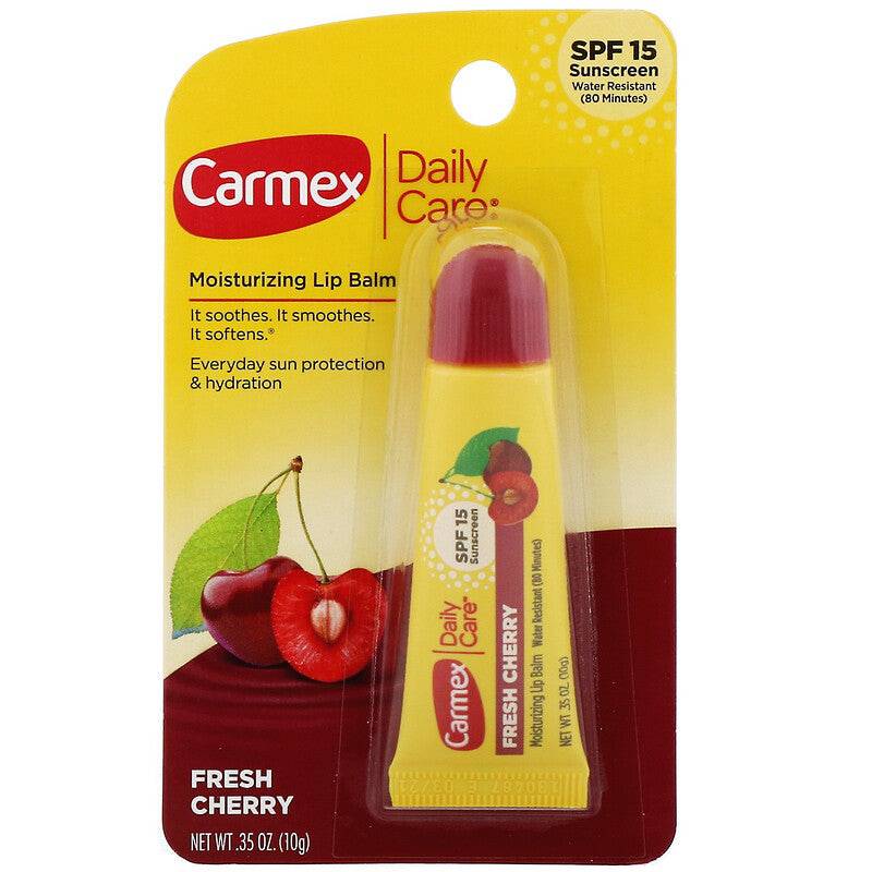 Carmex - Daily Care Moisturizing Lip Balm Fresh Cherry SPF 15 (10 g) - Mhalaty