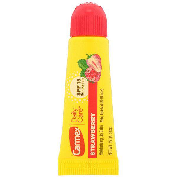 Carmex - Daily Care Moisturizing Lip Balm Strawberry SPF 15 (10 g) - Mhalaty