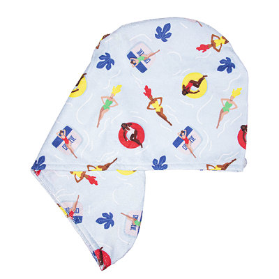Coco & Eve - Microfibre Towel Wrap Pool Print