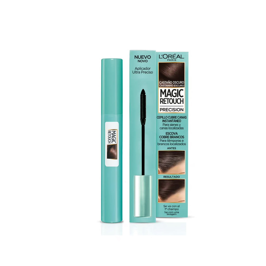 L'Oréal - Magic Retouch Precision Concealer Brush - Dark Brown