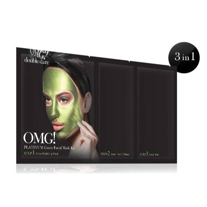 Double Dare Omg! - Platinum Green Facial Mask Kit - Mhalaty