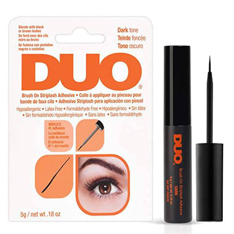 Duo - Brush On Striplash Adhesive Dark Tone - Mhalaty