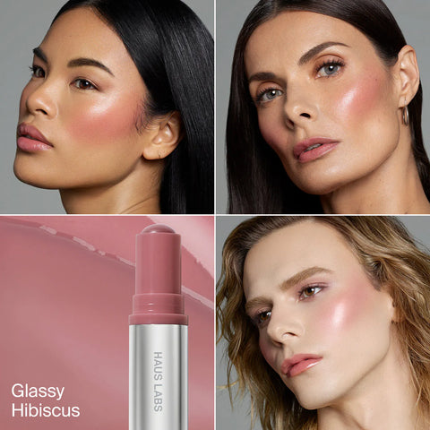 Haus Labs - Color Fuse Glassy Blush Balm - Glassy Hibiscus