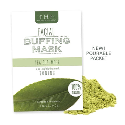 Farmhouse Fresh - Facial Buffing Mask - Tea Cucumber - Mhalaty