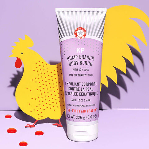 First Aid Beauty - KP Smoothing Body Scrub with 10% AHA - 226g - Mhalaty