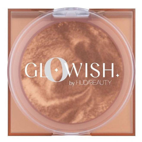 Huda Beauty - GloWish Soft Radiance Bronzing Powder - 03 Tan Light - Mhalaty