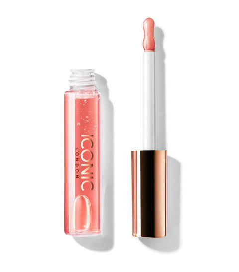 Iconic London - Lustre Lip Oil - She's A Peach - Mhalaty