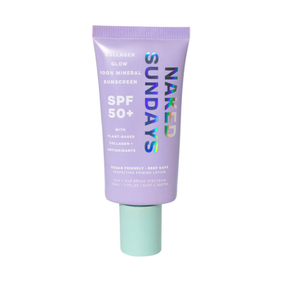 Naked Sundays - Spf50+ Collagen Glow 100% Mineral Priming Perfecting Lotion - 50ml