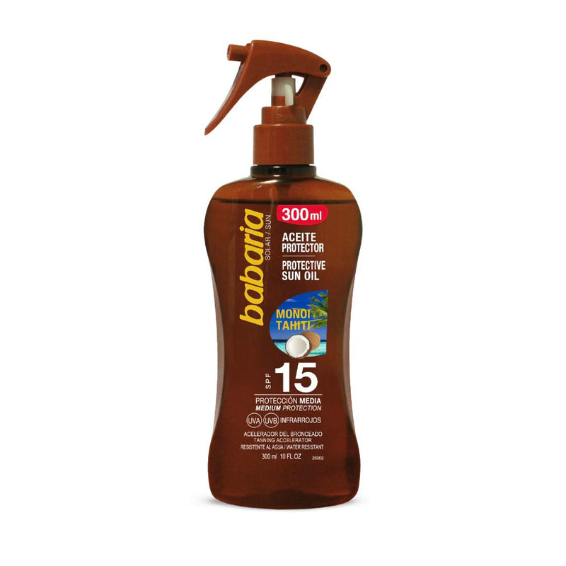 Babaria - Tanning oil SPF15