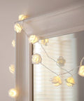 20 Warm White Led Rose Fairy Lights - Mhalaty