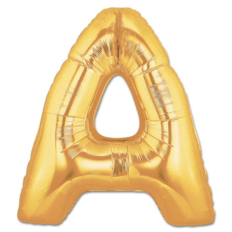 A Letter Giant Gold Balloon - 30 Inch - Mhalaty