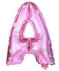 A Letter Pink Hearts Balloon - 16 Inch - Mhalaty
