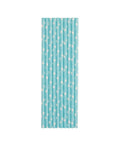 Baby Blue Stars Paper Straws - Mhalaty