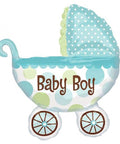 Baby Boy Trolly Foil Balloon - Mhalaty