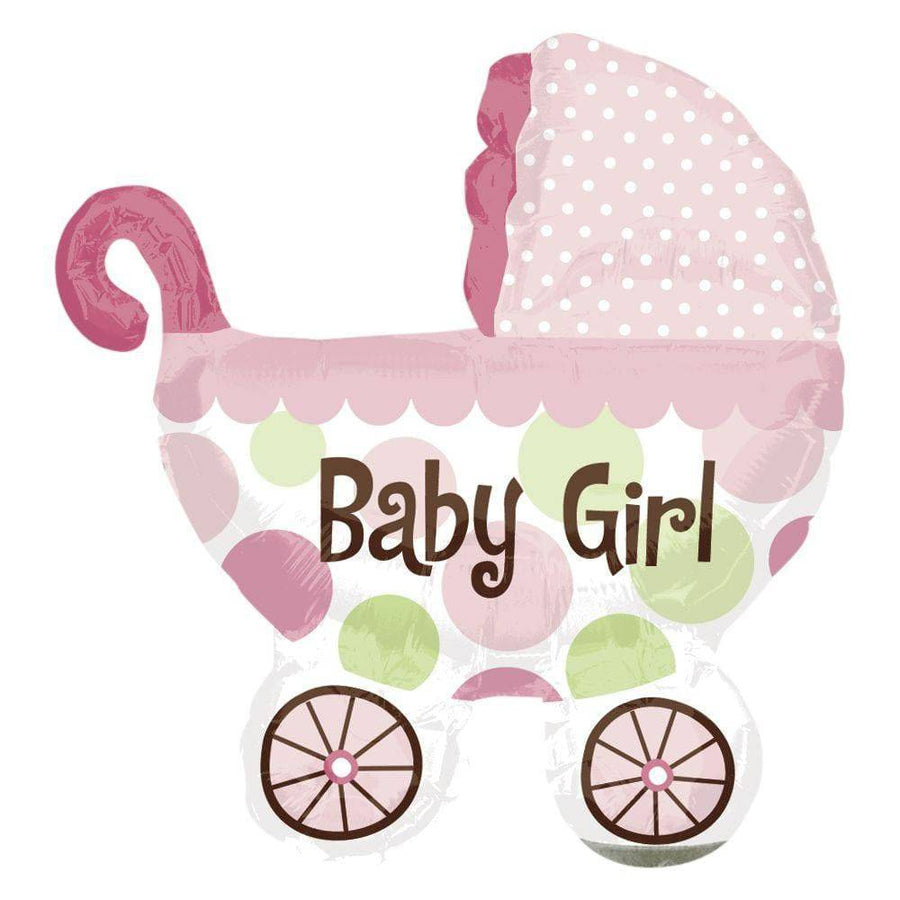 Baby Girl Trolly Foil Balloon - Mhalaty