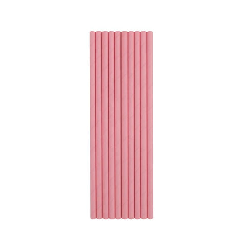 Baby Pink Paper Straws Baby Pink Paper Straws