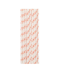 Baby Pink Polka Dots Paper Straws - Mhalaty