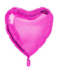 Big Heart Foil Balloon - Fuschia - Mhalaty