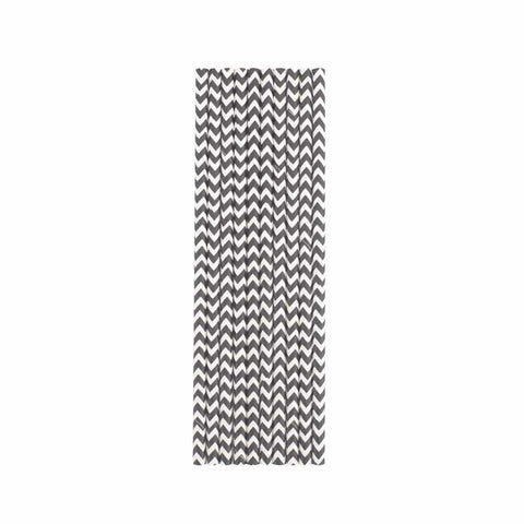 Black Chevron Paper Straws Black Chevron Paper Straws