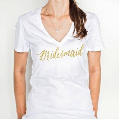 Bridal Party T-Shirt - Bridesmaid - Mhalaty
