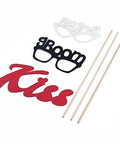 Bride And Groom Photo Props Glasses - Mhalaty