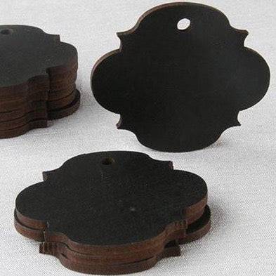 Chalkboard Shape Tags ( Wave ) Chalkboard Shape Tags ( Wave )