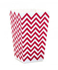 Chevron Popcorn Boxes - Red - Mhalaty