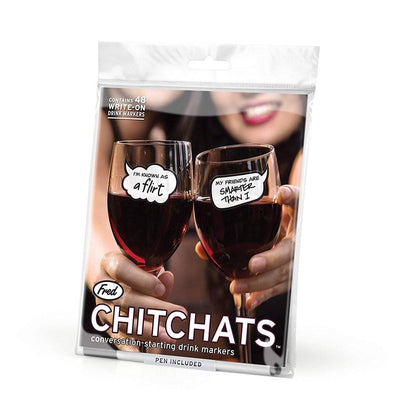 Chit Chats Drink Markers, Set Of 48 - Mhalaty