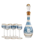 Crystal Juice Set - Blue - Mhalaty