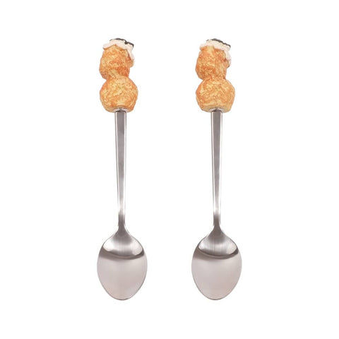 Dessert Spoons - Pack Of 2 - ( Choux Pastry ) Dessert Spoons - Pack Of 2 - ( Choux Pastry )