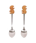 Dessert Spoons - Pack Of 2 - ( Croissant ) - Mhalaty