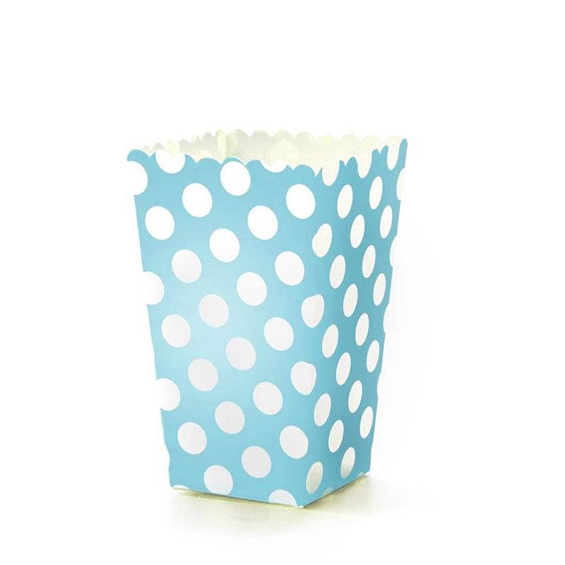 Dots Popcorn Boxes - Blue - Mhalaty