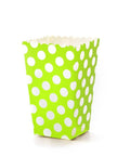 Dots Popcorn Boxes - Green - Mhalaty