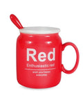 Enthusiastic Red Mug - Mhalaty