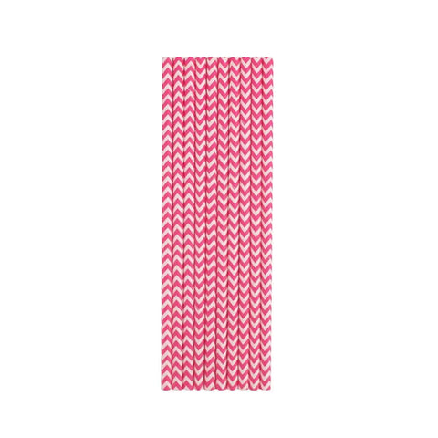 Fauschia Chevron Paper Straws Fauschia Chevron Paper Straws