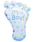 It'S A Boy Baby Foot Foil Balloon - Mhalaty