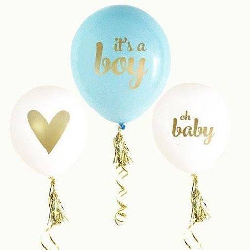 It'S A Boy Baby Shower Balloons - Mhalaty