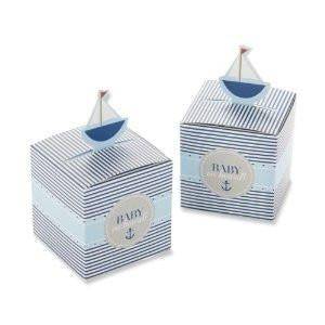 Kate Aspen Baby On Board Pop-Up Sailboat Favor Box ( 24 Pack ) - Mhalaty