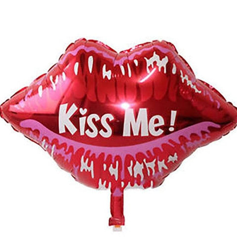 Kiss Me Lips Foil Balloon Kiss Me Lips Foil Balloon