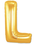 L Letter Giant Gold Balloon - 30 Inch - Mhalaty