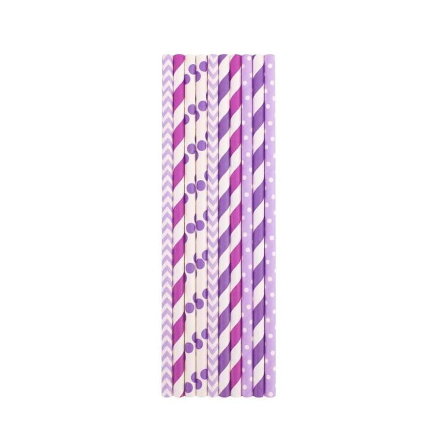 Lavender Fields Straws ( 50 Pack ) - Mhalaty