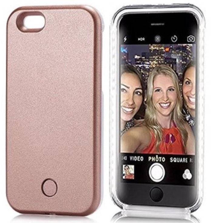 Led Light Up Selfie Case For Apple Iphone 6S (Champagne) - Mhalaty