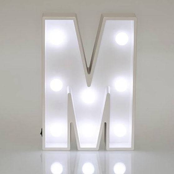 Light Up Letters & Symbols - M - Mhalaty