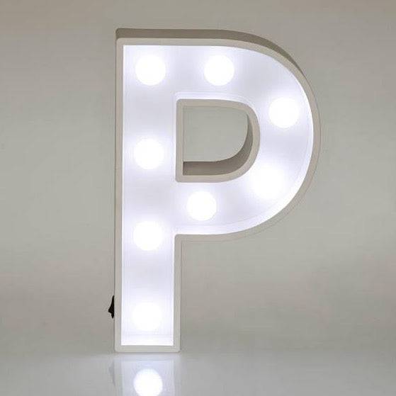 Light Up Letters & Symbols - P - Mhalaty
