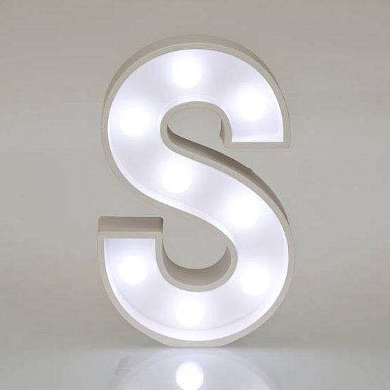 Light Up Letters & Symbols - S - Mhalaty
